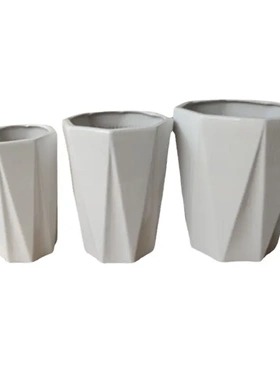 陶瓷花盆特大黑白色高筒螺纹特大号散尾葵发财树凤尾松金钱树异形