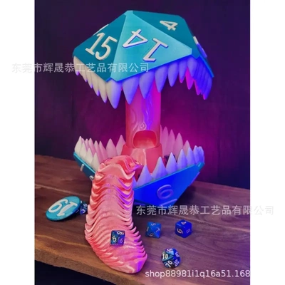 新款Simulated dice tower模拟子塔3d打印玩具创意家居摆件