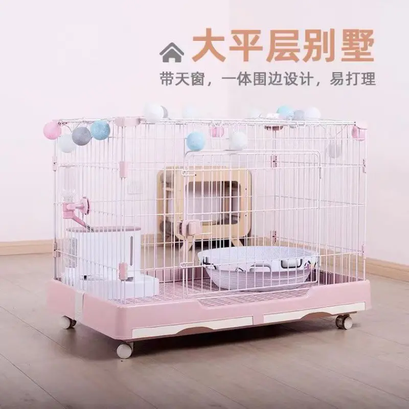 创逸兔笼家用室内养兔专用大号荷兰猪豚笼小型犬托盘宠物兔窝兔笼