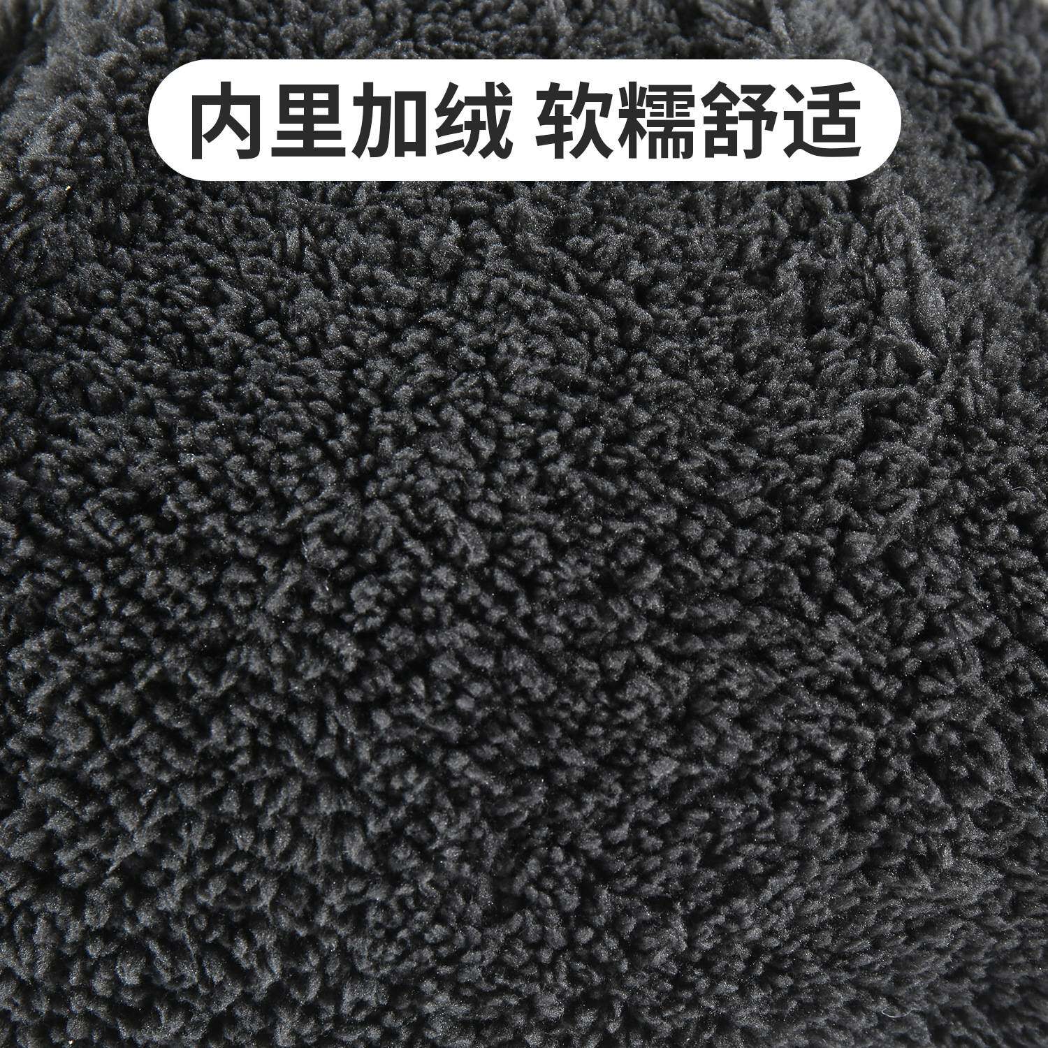 定制针织帽子男士秋冬季户外骑行防寒保暖双层加绒加厚套头毛线帽