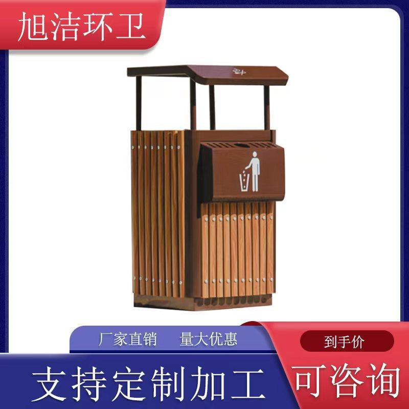 仿古分类垃圾桶创意果皮箱商用镀锌板喷塑源头厂家公园小区垃圾箱