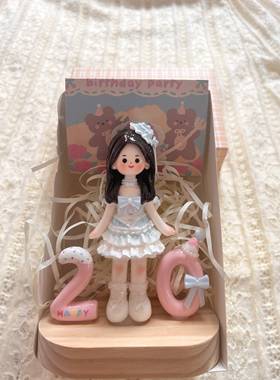 粘土人偶摆件定制礼物生日礼物情侣礼物结婚礼物