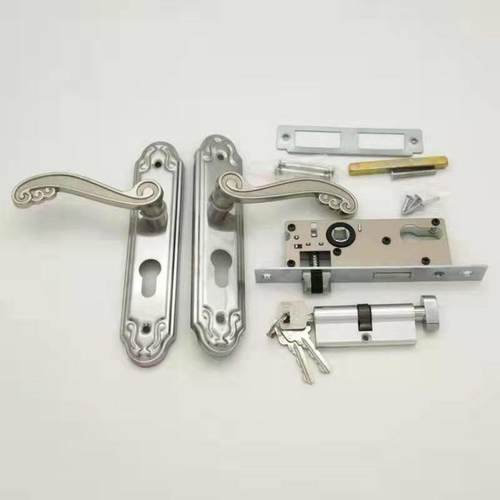 铝合金门专用锁窄锁体纱窗锁房门锁通用型执手锁窄锁板门锁