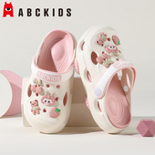 凉拖软底宝宝外穿沙滩鞋 ABCKIDS儿童洞洞鞋 女童拖鞋 新款 2026夏季