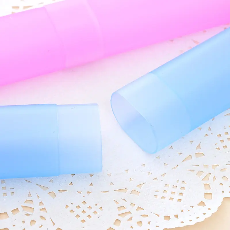 居家旅行式牙刷盒糖果色磨砂牙刷保护套牙具盒防尘防菌收纳盒PP