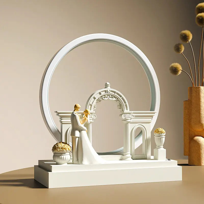 贝汉美情人节送对象闺蜜新娘高档实用创意订婚新婚卧室装饰品摆件