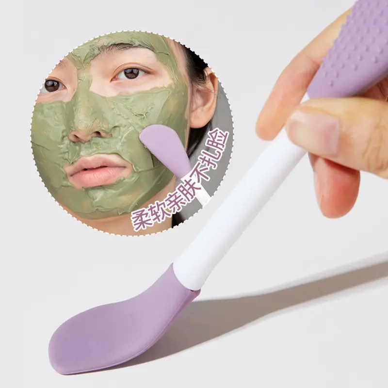 面膜刷硅胶刷子泥膜刷涂面膜工具双头涂泥膜专用刷涂抹清洁面膜刷
