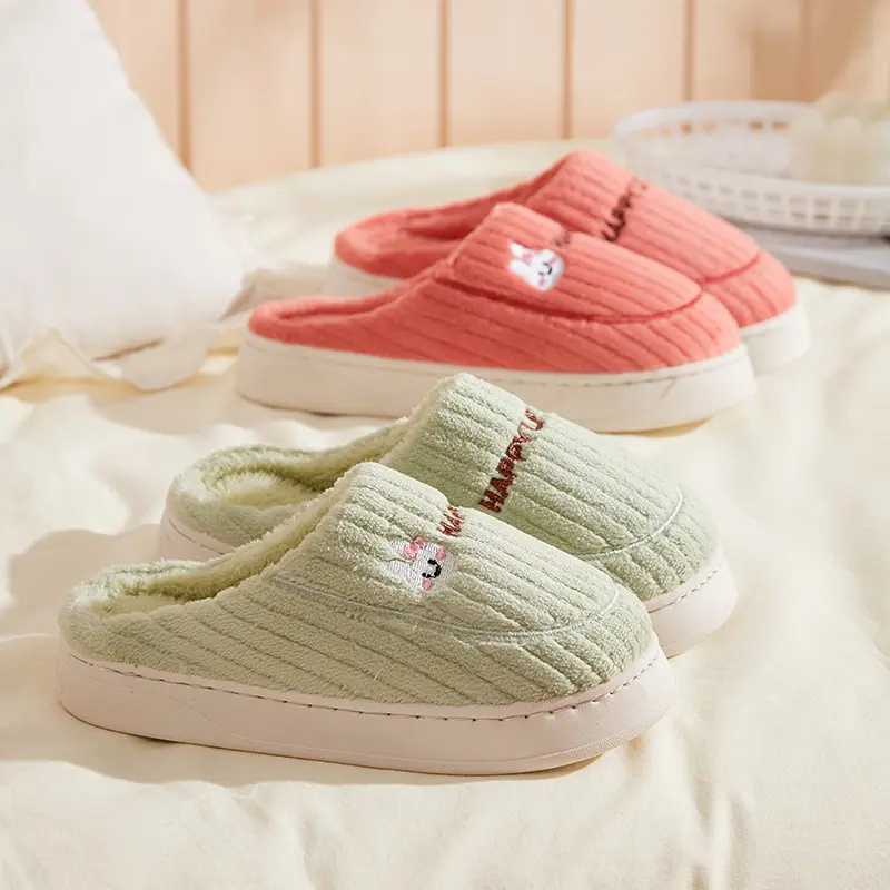 棉款冬季2025新款室内居家居保暖毛拖鞋男款家用男士秋冬天现货