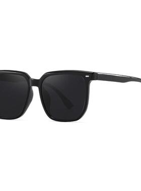 跨境新款墨镜女网红眼镜米钉大框sunglasses欧美太阳镜款偏光