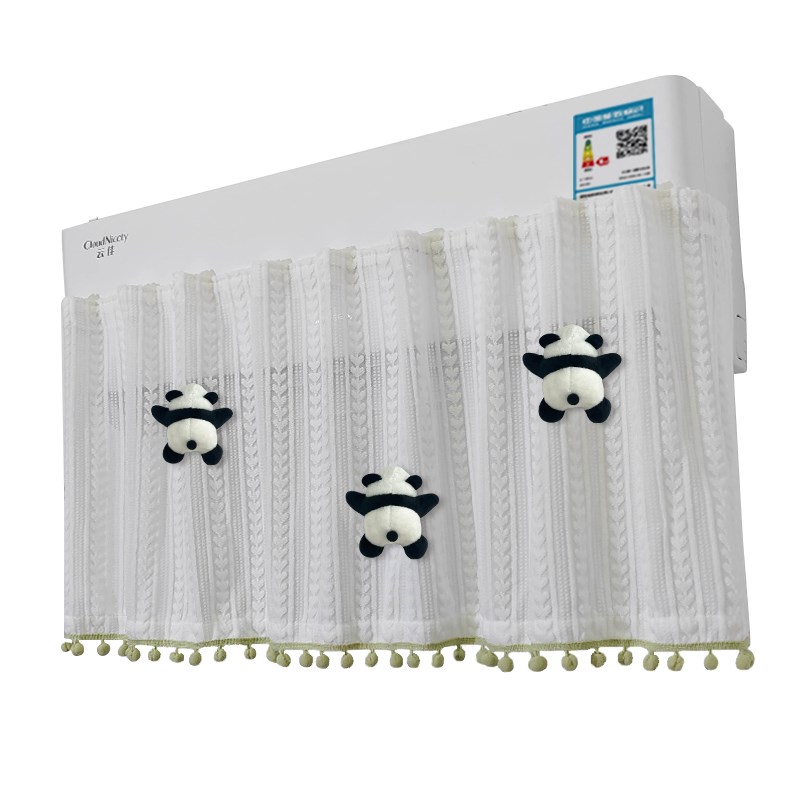 空调挡风帘板壁挂式纱帘月子婴儿防直吹防尘罩Q布出风口遮挡帘子