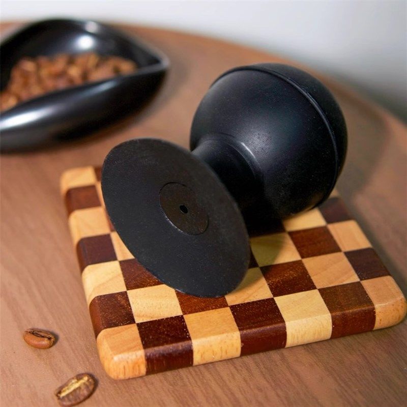 咖啡免敲渣磕f渣桶超静音优雅敲渣工具咖啡粉饼吸盘皮老虎咖啡工