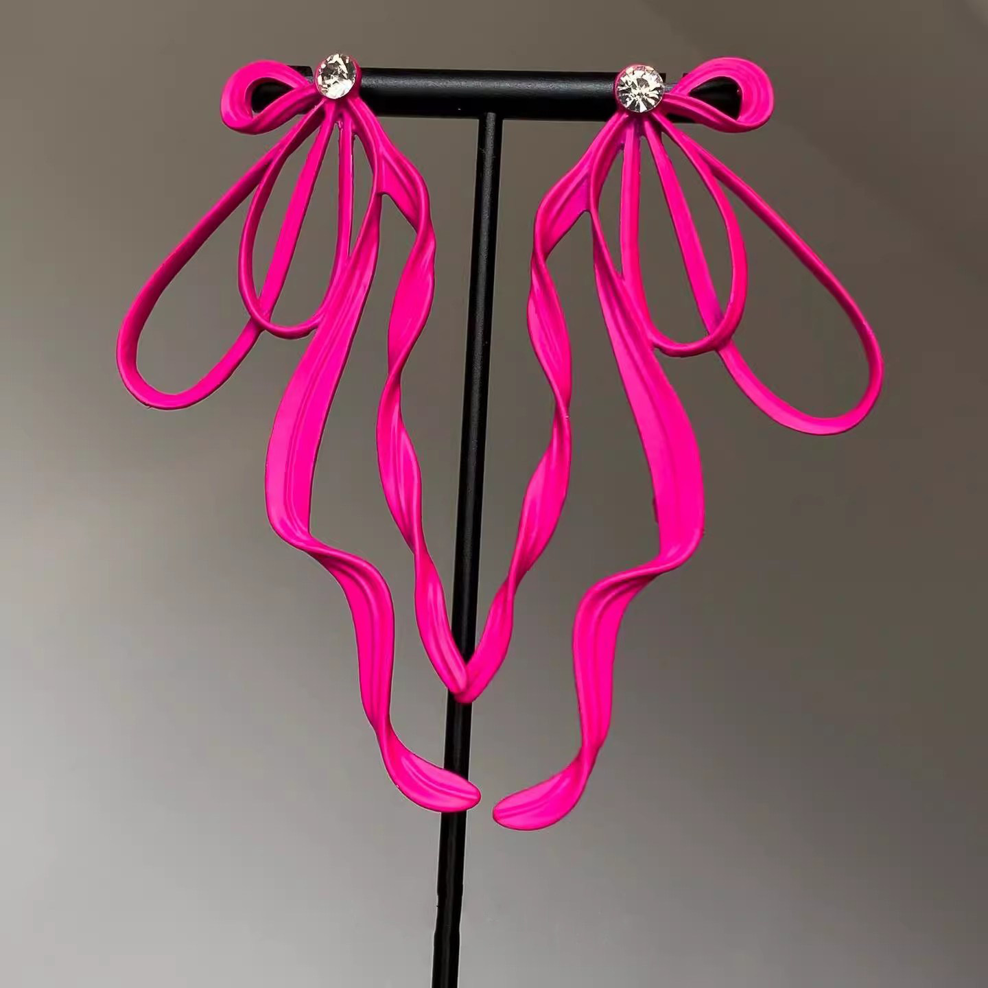 韩系ins粉色蝴蝶结耳钉女2025新爆款高级感轻奢耳饰独特绝美耳环,饰品/流行首饰/时尚饰品新,耳钉,淘宝优惠券,粉丝福利购,淘宝优惠卷