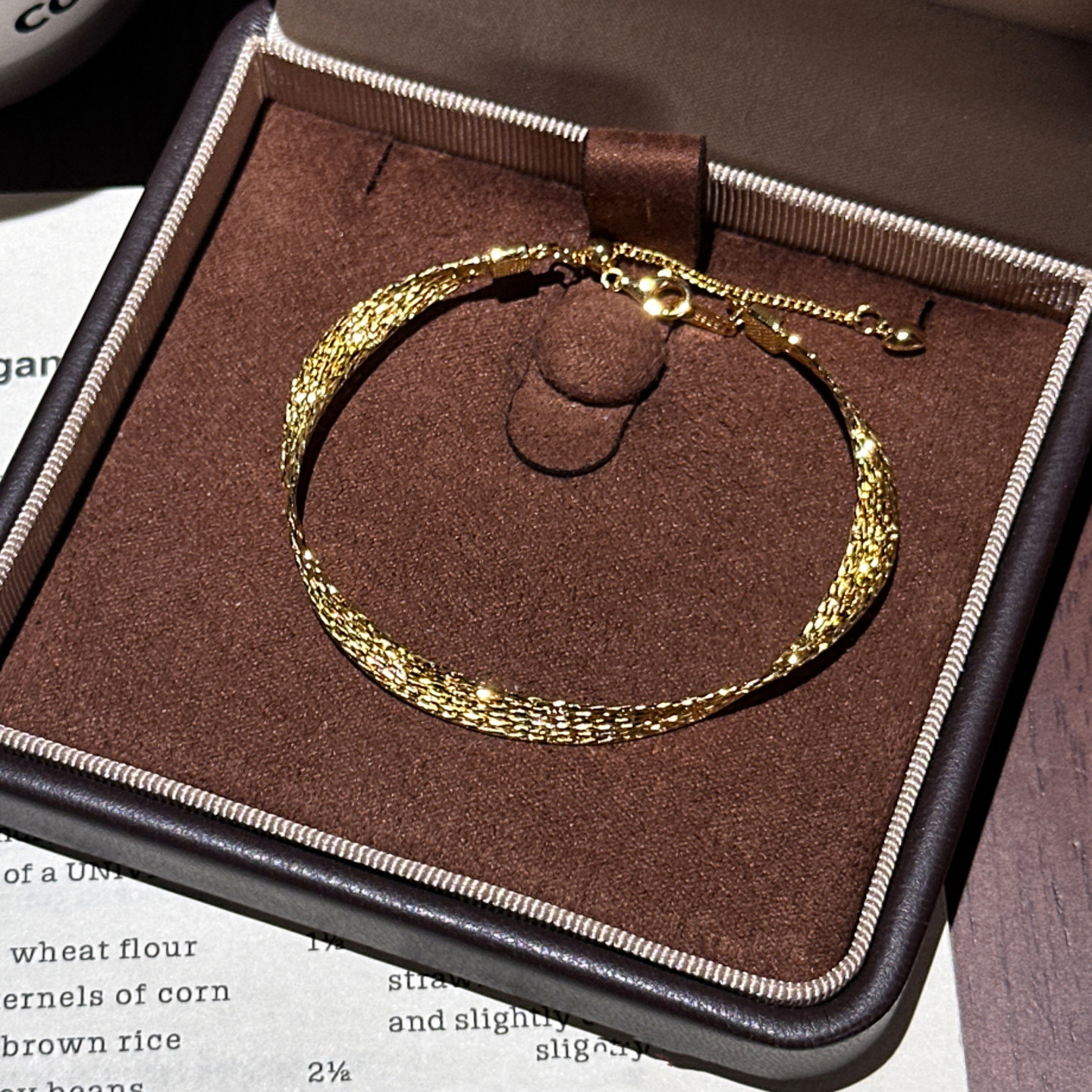 金色多层环绕手链女轻奢精致手饰