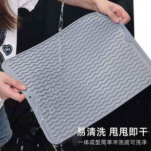 长方形硅胶垫厨房台面烤箱u防烫垫隔热垫微波炉垫防油垫防滑垫子