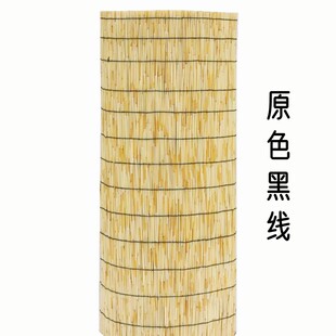 饰围炉煮茶草帘子背景K布户外茶室遮挡帘竹帘卷 芦苇帘草席墙面装