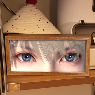 恋与深空眼神周边灯光画秦彻沈星回黎深祁煜卧室音响小夜灯摆件