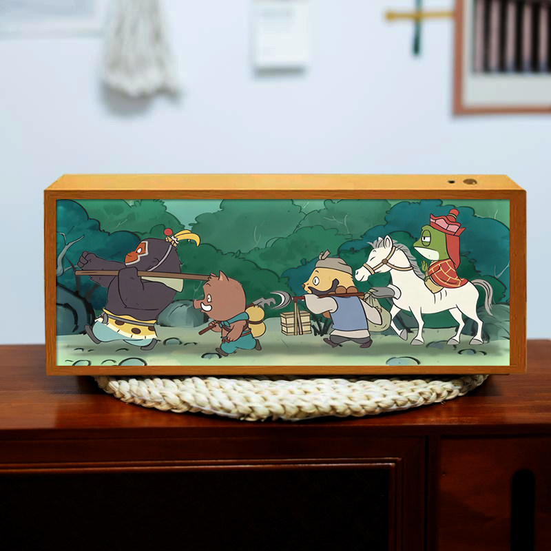 浪浪山小妖怪周边灯光画卧室床头音响小夜灯国漫发光创意礼物摆画