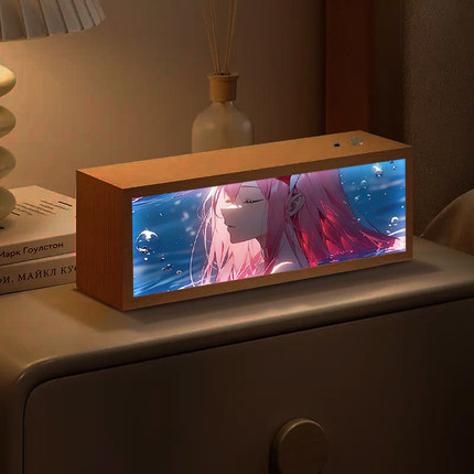 02国家队灯光画二次元动漫周边小夜灯创意卡通发光桌面手办摆件画