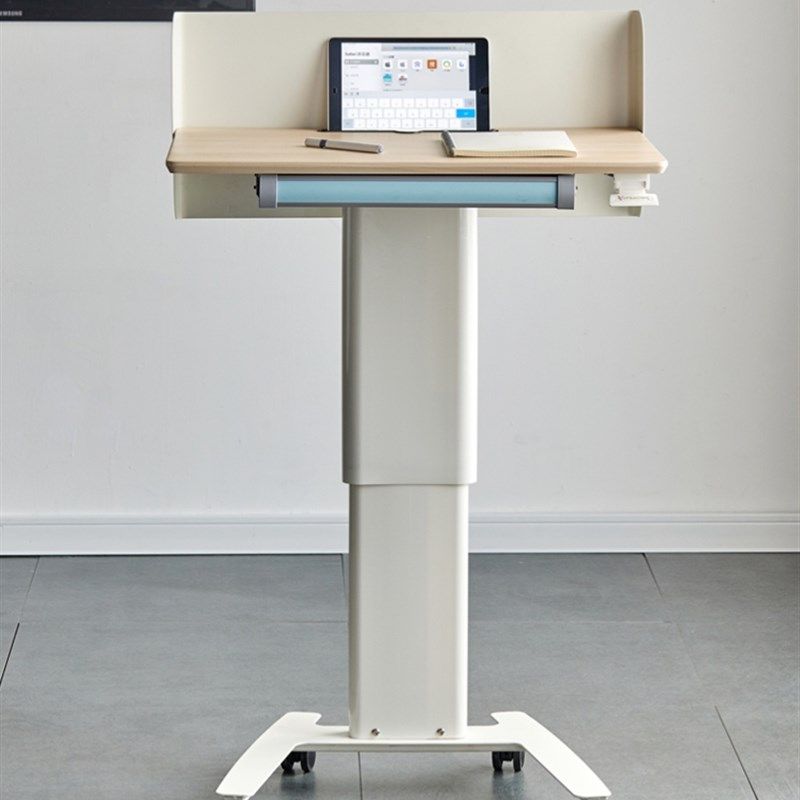 升降演讲台发言台现代简约教室会议室可移动小讲台桌子主持发言台