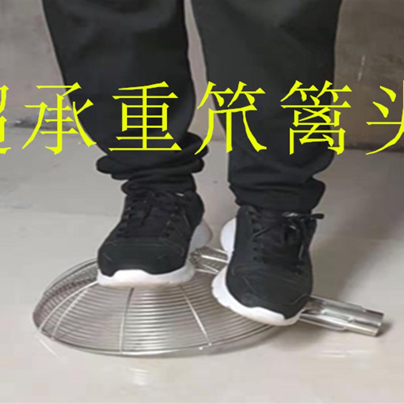 笊篱特大号不锈钢笊篱头漏瓢工厂炸篱捞篱线漏漏勺工业盘丝漏网