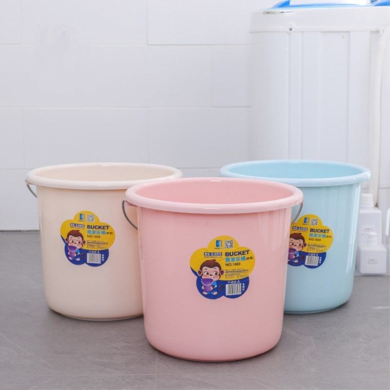 加厚加大水桶学生宿舍家用塑料手提水桶水盆洗车洗衣泡脚储水圆桶
