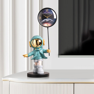 轻奢创意座钟家用台式钟表摆放式客厅时尚台钟坐钟高端大气时钟