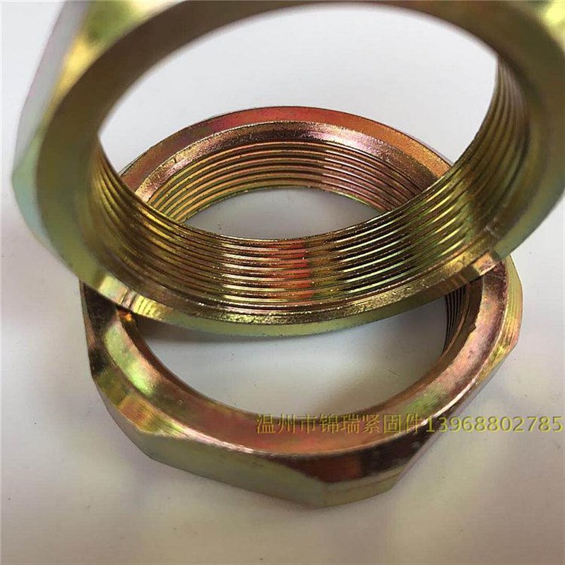 六角螺母m11x1m13x1m15ux1.5m17x1.5m19*1细牙薄螺帽镀锌碳钢