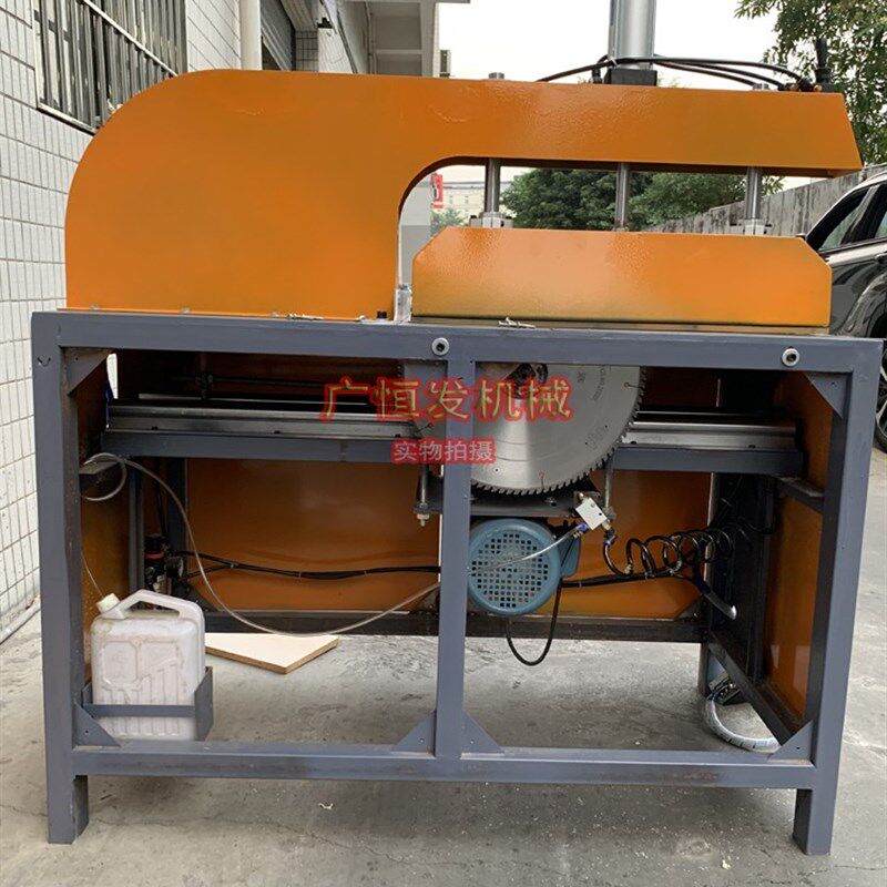 全铝家居600整板开料机断料w机气动开板铝材蜂窝板90度切割机数显