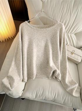 感恩回馈款 温柔糯感亲肤圆领打底外穿毛衣上衣秋冬羊毛针织衫女