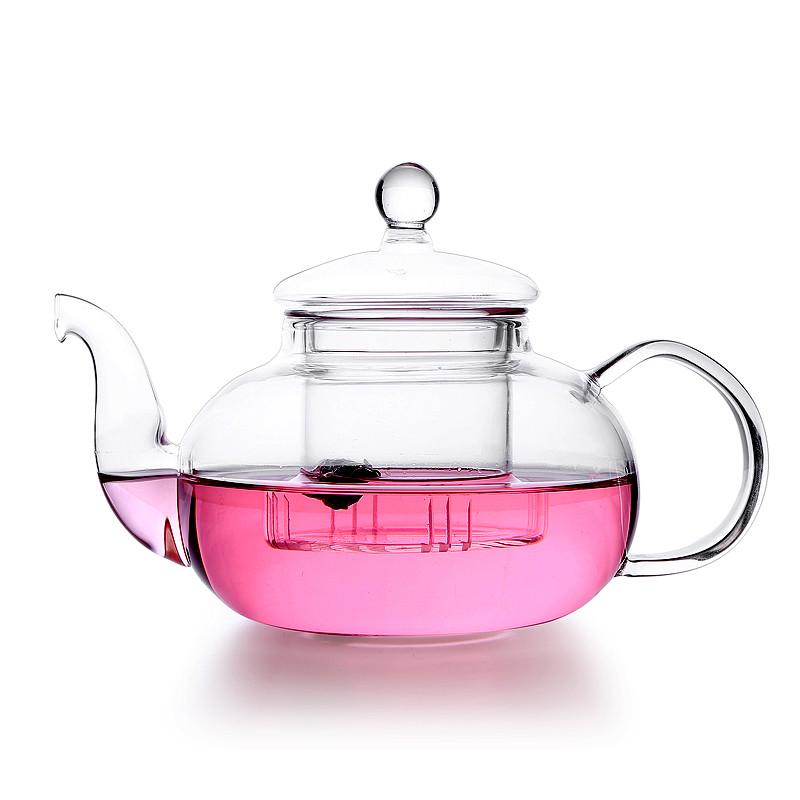 耐热玻璃水壶家用泡茶壶小号花茶壶玻璃过M滤绿红茶壶茶具煮冲茶