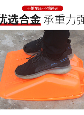 橙色合金塑料铲i加厚加硬带木柄加长粮食塑料铲耐磨砸压不坏材质