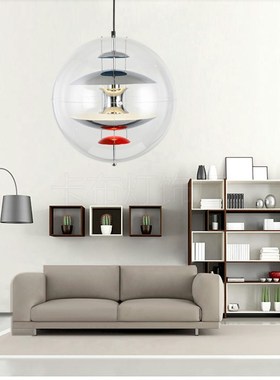 丹麦Verpan VP Glob lamp 星球圆球地球吊灯北欧W餐厅阳台别墅灯