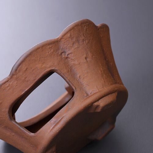 中式复古煮茶炉陶瓷蜡烛温茶炉老岩泥暖酒炉托盘T烛台保温加热茶