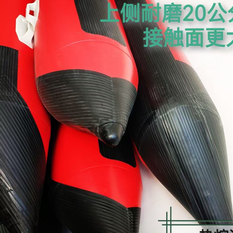 热熔式充气e浮筒直径45cm厚度1.2双气室抛网浮筒船充气阀