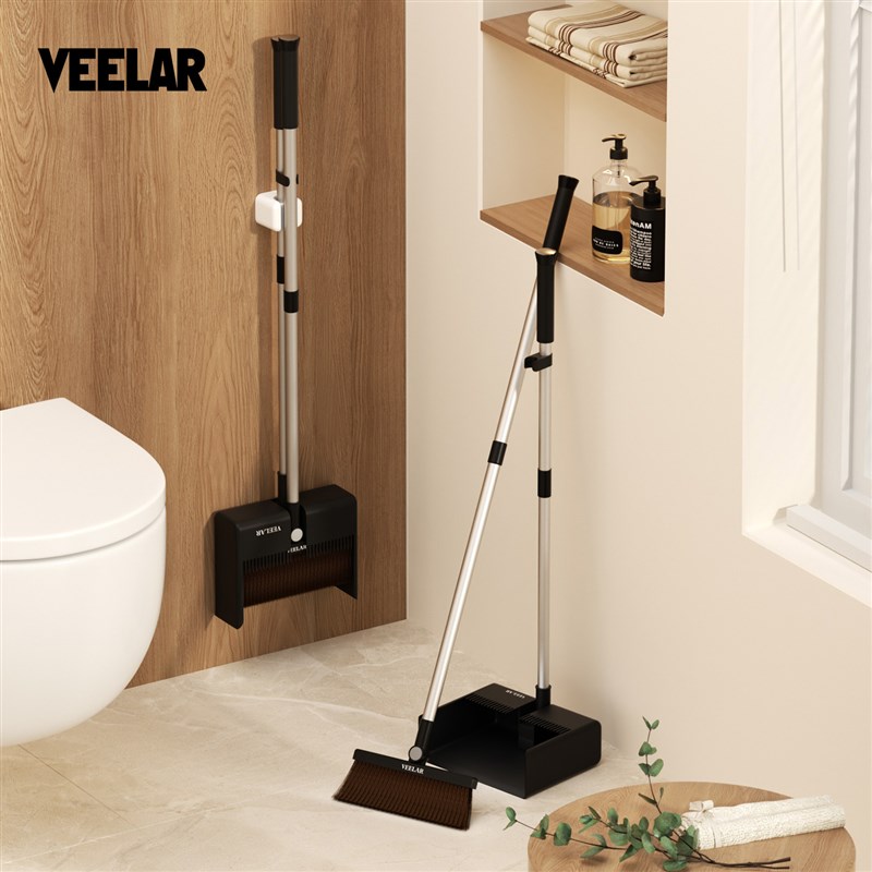 VEELAR扫把簸箕套装家用扫地笤帚简约组合2025新款扫帚不粘头发