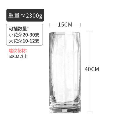 玻璃花瓶 水培植物冬瓜 送定植篮花盆鱼缸懒人透明器皿插花送棉绳