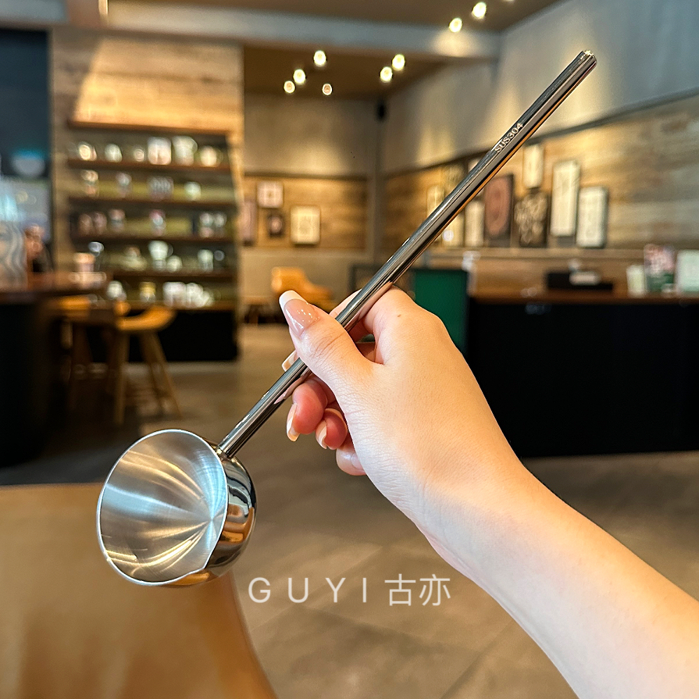 *老板娘自用*长柄304不锈钢泼油小锅加厚热油小锅迷你淋油专用锅