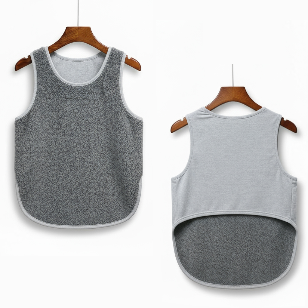 加绒保暖护肚背心男女士成人护胃护胸暖胃内衣秋冬防着凉睡觉肚兜