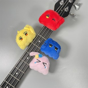 孤独摇滚可爱闷音带琴音带电吉他贝斯护弦尤克里里制音带弱音束带