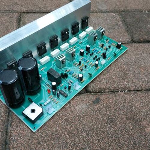 大散热器600W8管芝东HiFi发烧大功率扩音功放板 四对管 送插头线