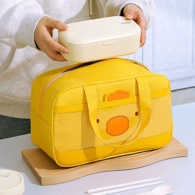 大容量卡通保温包饭盒包手提铝箔加厚饭盒袋带饭包手拎上班族餐包,收纳整理,便当包,淘宝优惠券,粉丝福利购,淘宝优惠卷