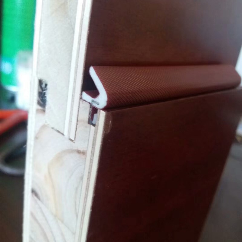 实木门V型卡槽式木门密封条隔音密封防撞卧室门密封条