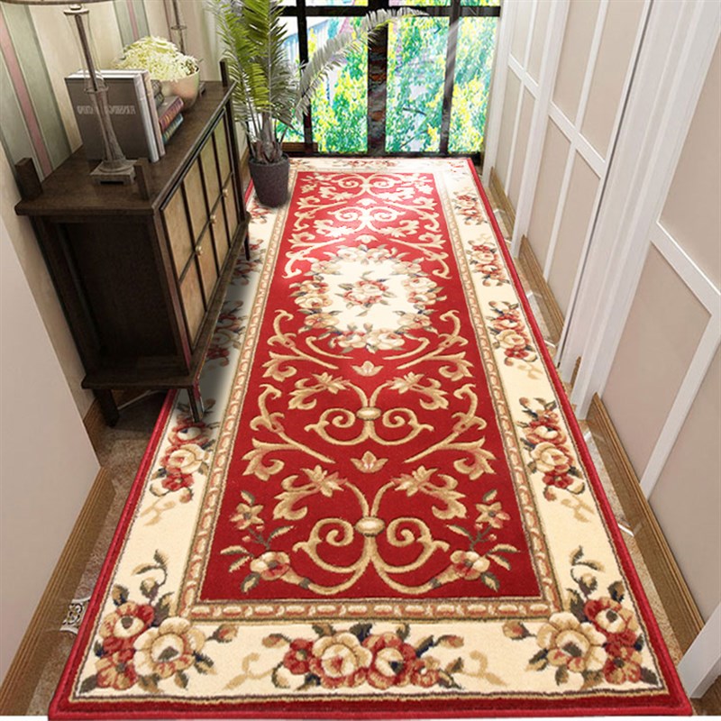 欧式长条地毯卧室客厅过道阳台走廊家用 床边长方形门厅门垫地垫