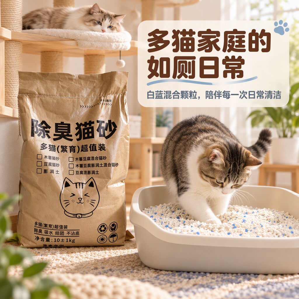 宠物木薯猫砂不粘底结团快工厂发