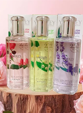 Yardley亚德利香水英国玫瑰山谷百合山野百合红玫瑰试香小样