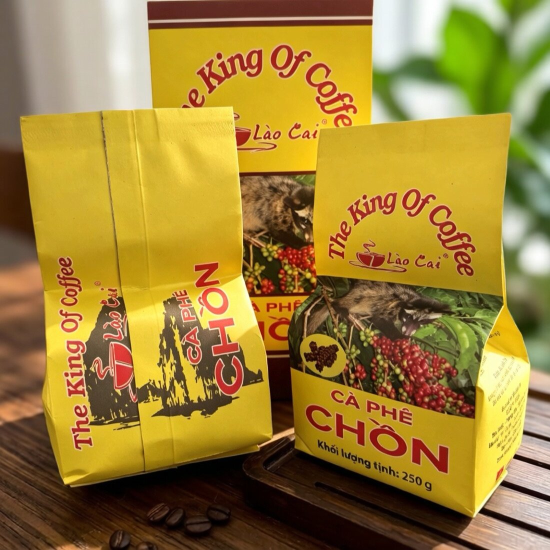 越南原装进口猫屎味研磨咖啡粉