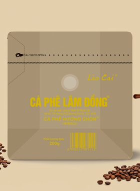 CA PHE LAM DONG越南原装进口罗布斯塔纯滴漏挂耳研磨咖啡200克