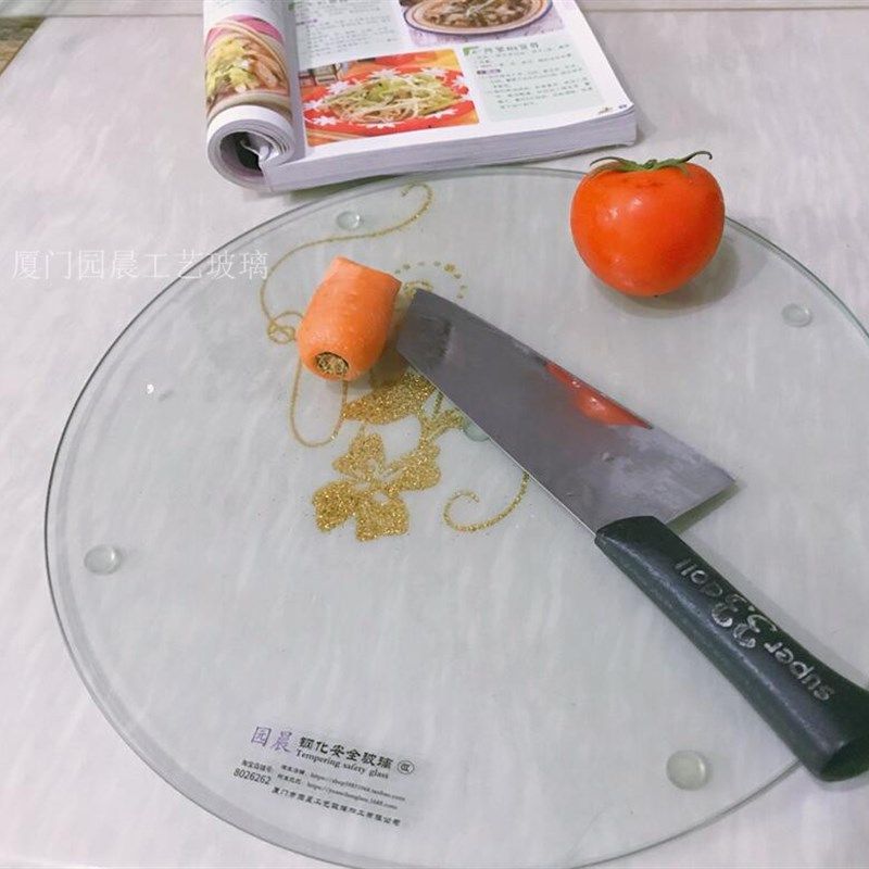 无菌钢化玻璃砧板易清洗/儿童辅食切板/面包水果菜板垫板案板定制
