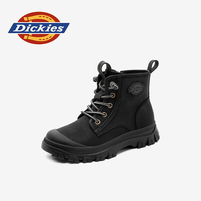 dickies童鞋2026新款春夏季黑色儿童马丁靴男童户外靴子女童短靴