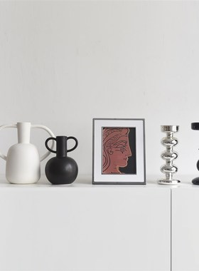 现代简约轻奢艺术高级感客厅电视柜个性软装摆设样板间装饰品摆件